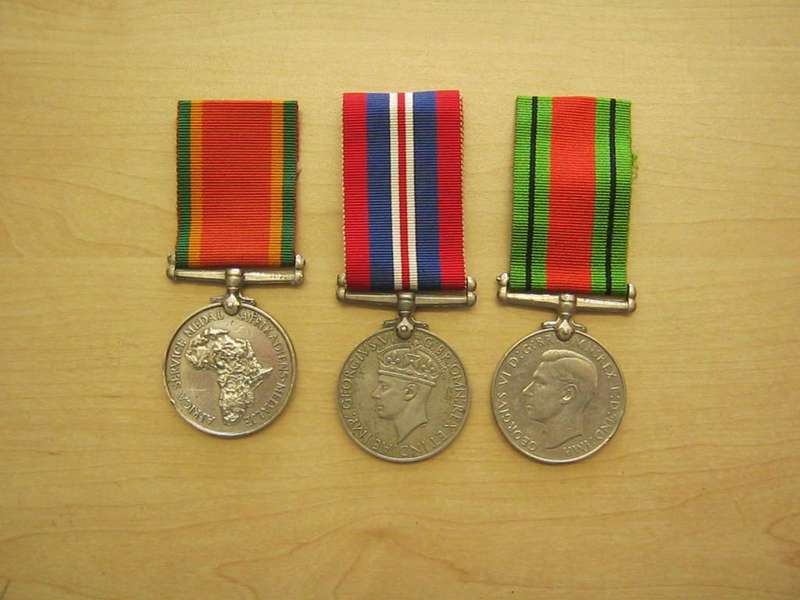 Lot of 3 WW 2 medals.